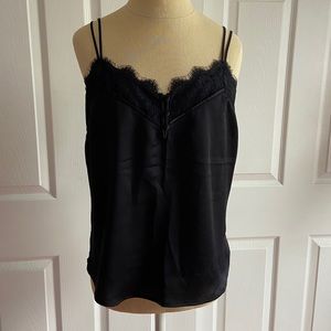 Satin Lace Tank Top